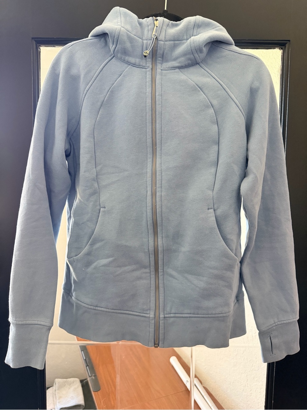 lululemon athletica Light Blue Full-Zip scuba Jacket
